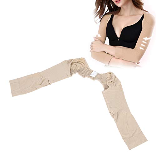 Arm Slimming Sleeve - Polyurethane Arm Shaper for Posture Correction & Back Support - Reduce Hunchback & Shoulder Stretching (Large Size) - Perfect for Office Work, Yoga & Daily Wear