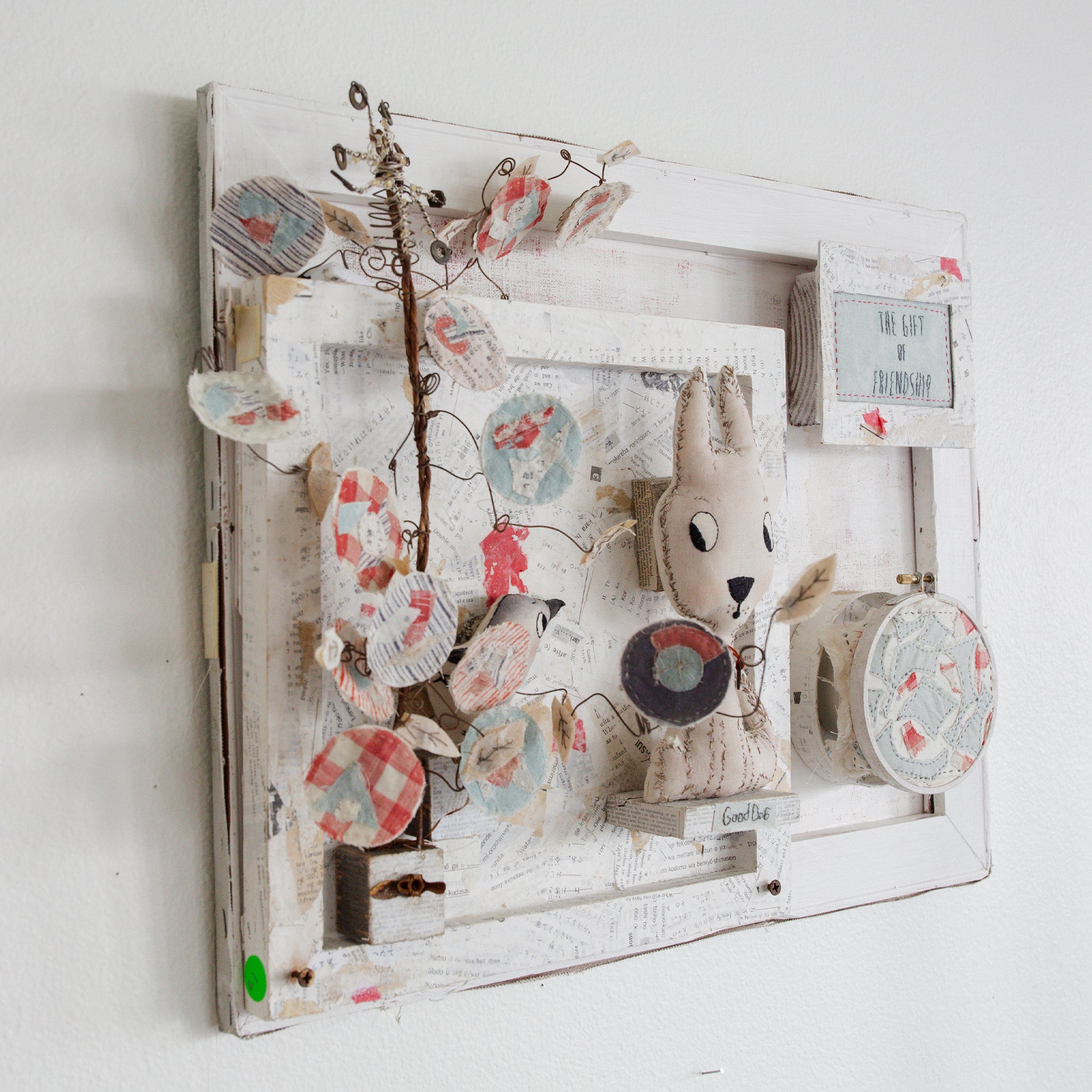 Hutch Studio Paws and Caws Collage Collection - Unique Friendship Gifts for Dog & Bird Lovers | Perfect for Home Decor, Pet Lover Presents & Special Occasions