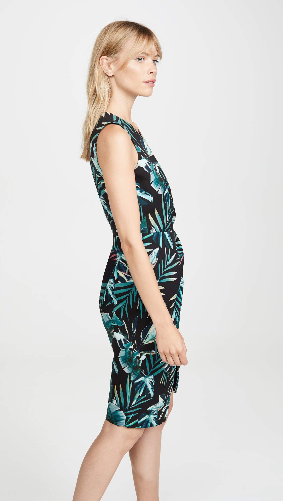 Black Halo Women's Nora Sheath Dress - Elegant Cocktail Party Gown in Midnight Tropic Blue, Size 6 | Perfect for Evening Events, Weddings & Formal Occasions