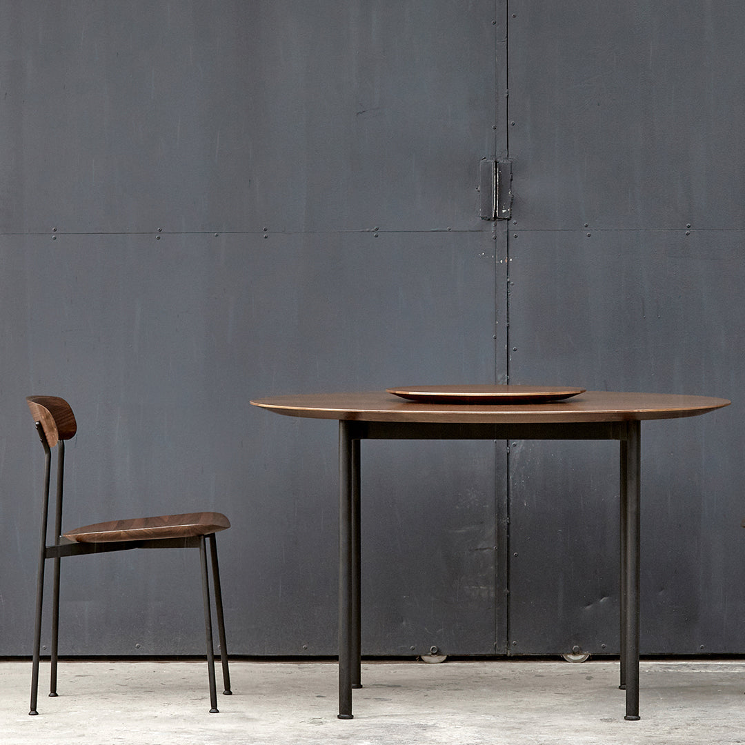 Crawford Dining Chair - Modern Wooden Kitchen Chair with Upholstered Seat - Perfect for Dining Room, Kitchen, and Home Office