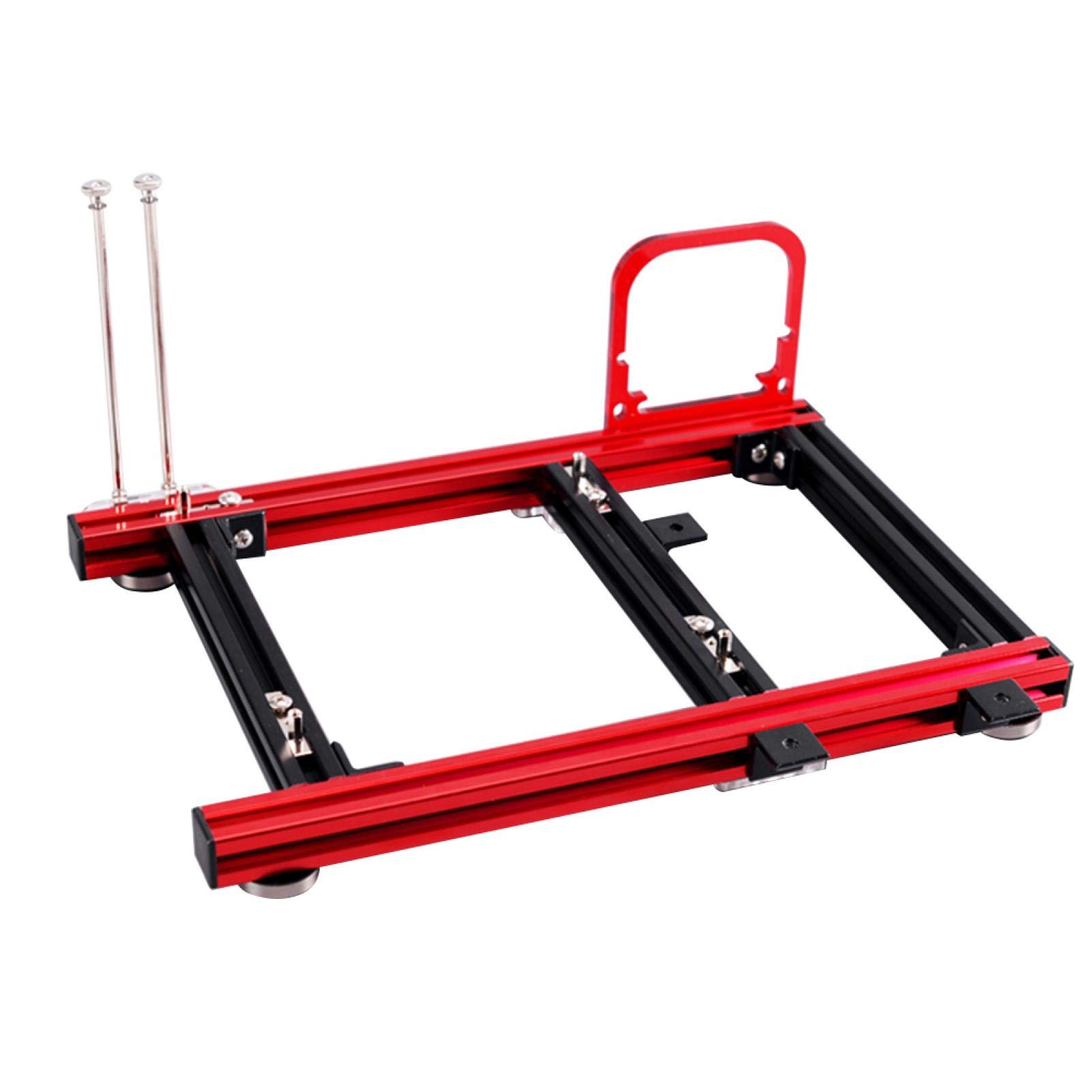 Kuuleyn Mini ITX PC Case - Open Air Aluminum Alloy Frame for DIY Computer Builds | Compact ITX Motherboard Case with Screws Included | Perfect for Gaming Rigs, Test Benches & Small Form Factor PCs