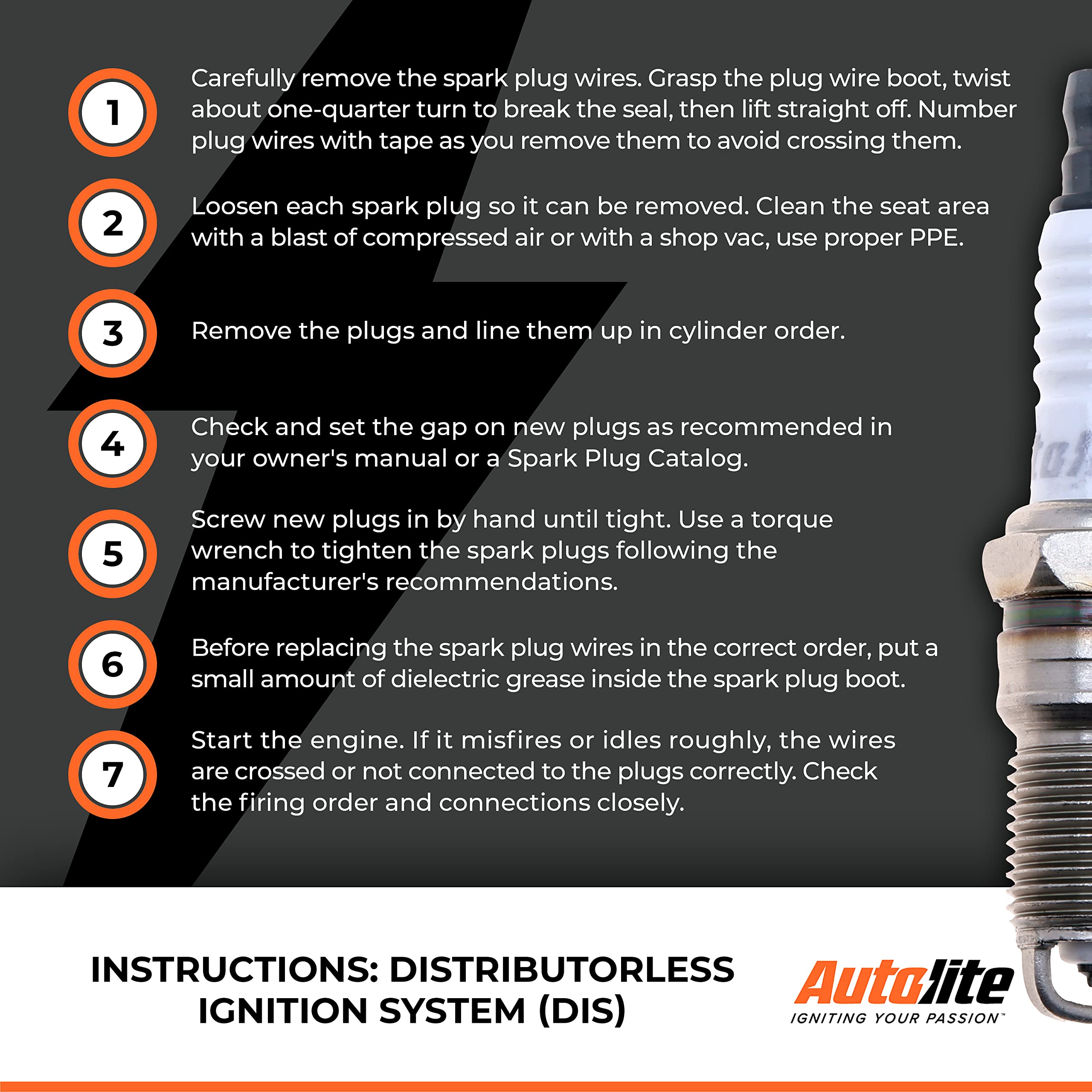 Autolite Iridium XP XP5243 Spark Plug - High Performance Replacement for Cars & Trucks - 1 Pack - Ideal for Improved Fuel Efficiency & Engine Power