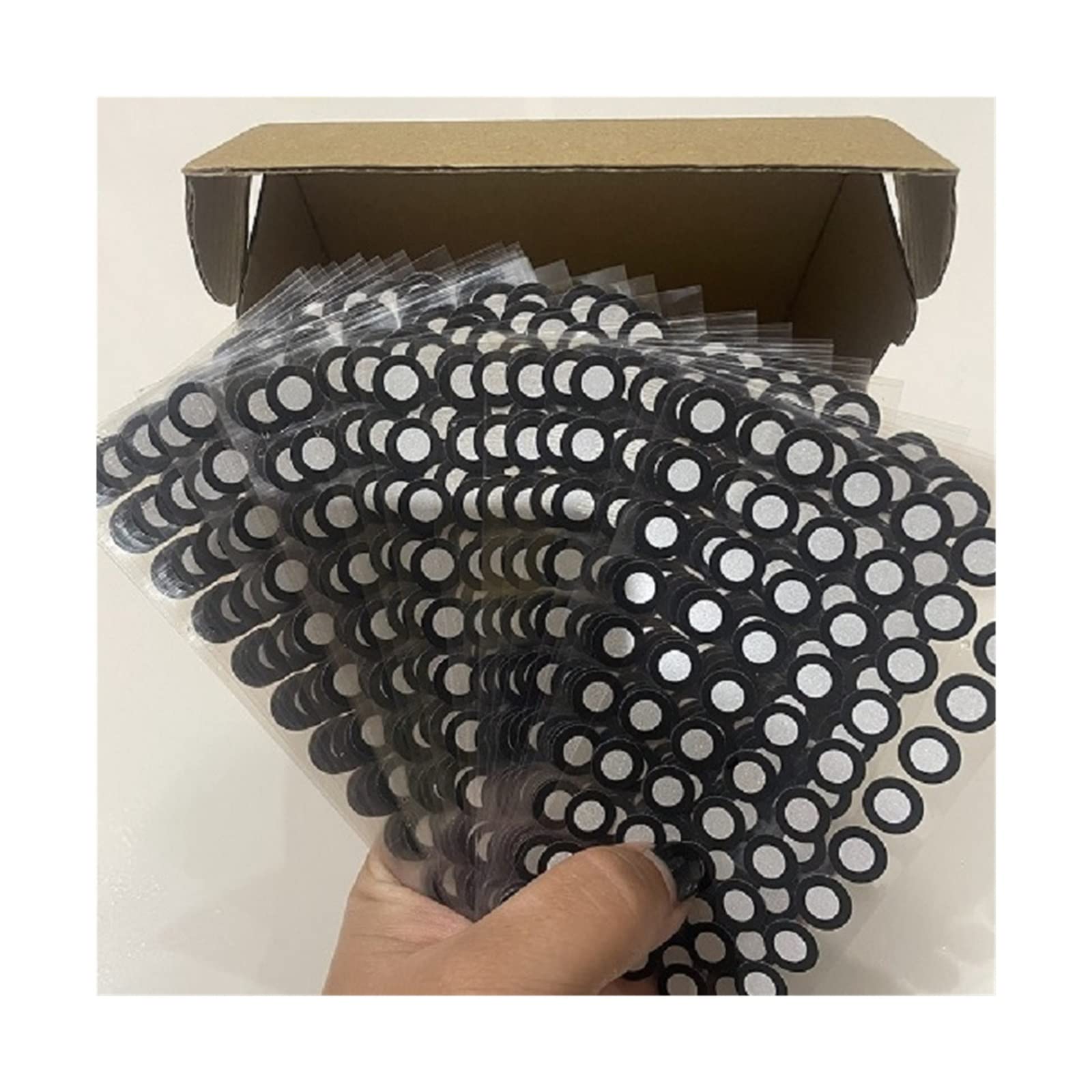 YQVEOT 1000 High Reflective Photogrammetry Marker Dots - 3x6mm 3D Scanner Targets with Custom Encoding for 3D Scanning, Motion Capture & CAD Modeling | Perfect for 3D Reconstruction, Motion Tracking & Industrial Measurement