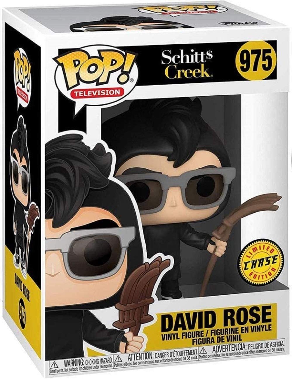 Schitt's Creek David Rose Limited Edition Chase Funko Pop! Vinyl Figure with Pop Protector Case - 3.75