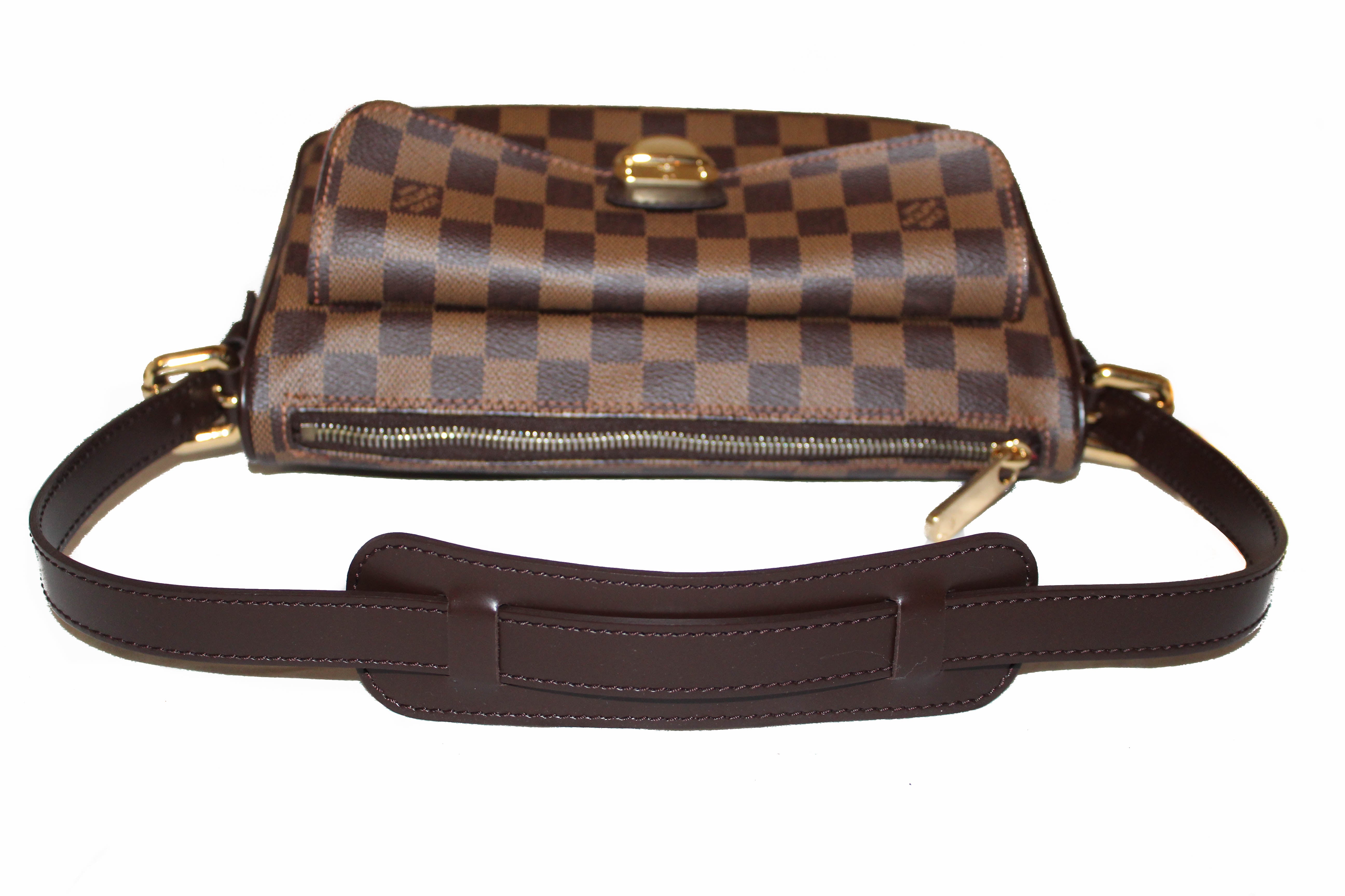 Authentic Louis Vuitton Damier Ebene Ravello GM Shoulder Bag for Women | Luxury Designer Handbag for Work, Travel & Everyday Use