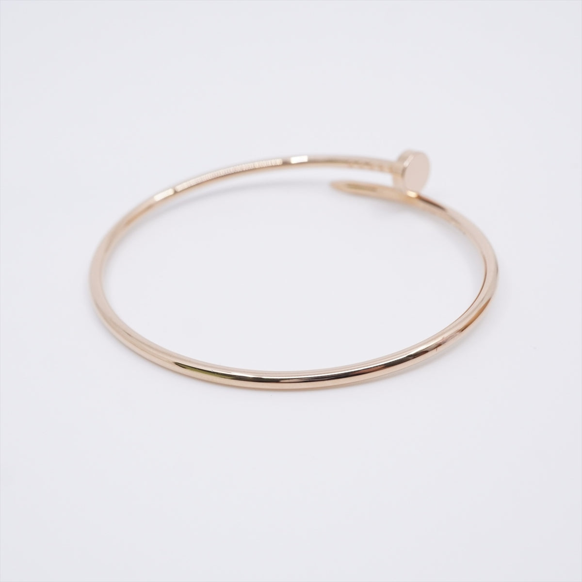 Cartier Juste un Clou SM JUC Bracelet 18 Size - Luxury Gold Plated Nail Design Bangle for Women - Perfect for Date Night, Gifts & Special Occasions