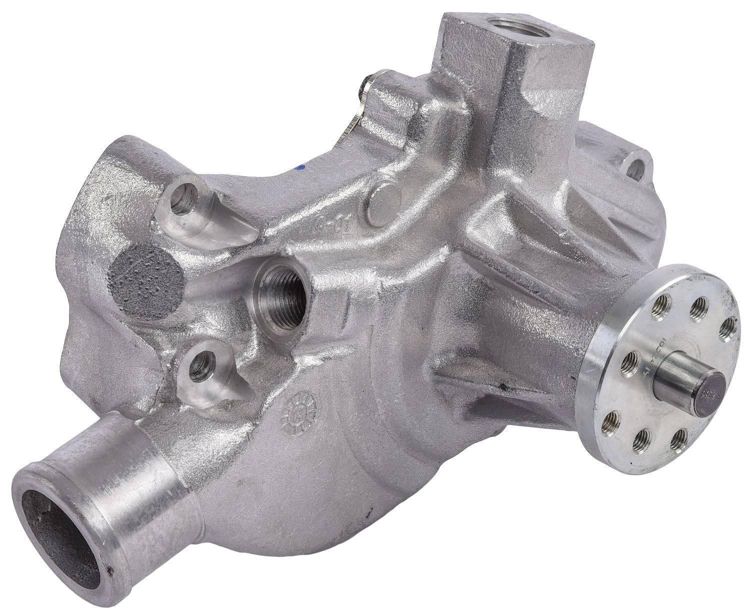 JEGS 51060 Premium Aluminum Water Pump for 1955-1972 Small Block Chevy (Short Water Pump) - High Performance Cooling Upgrade for Classic Chevy Engines - Perfect for Hot Rods, Restorations & Racing Applications