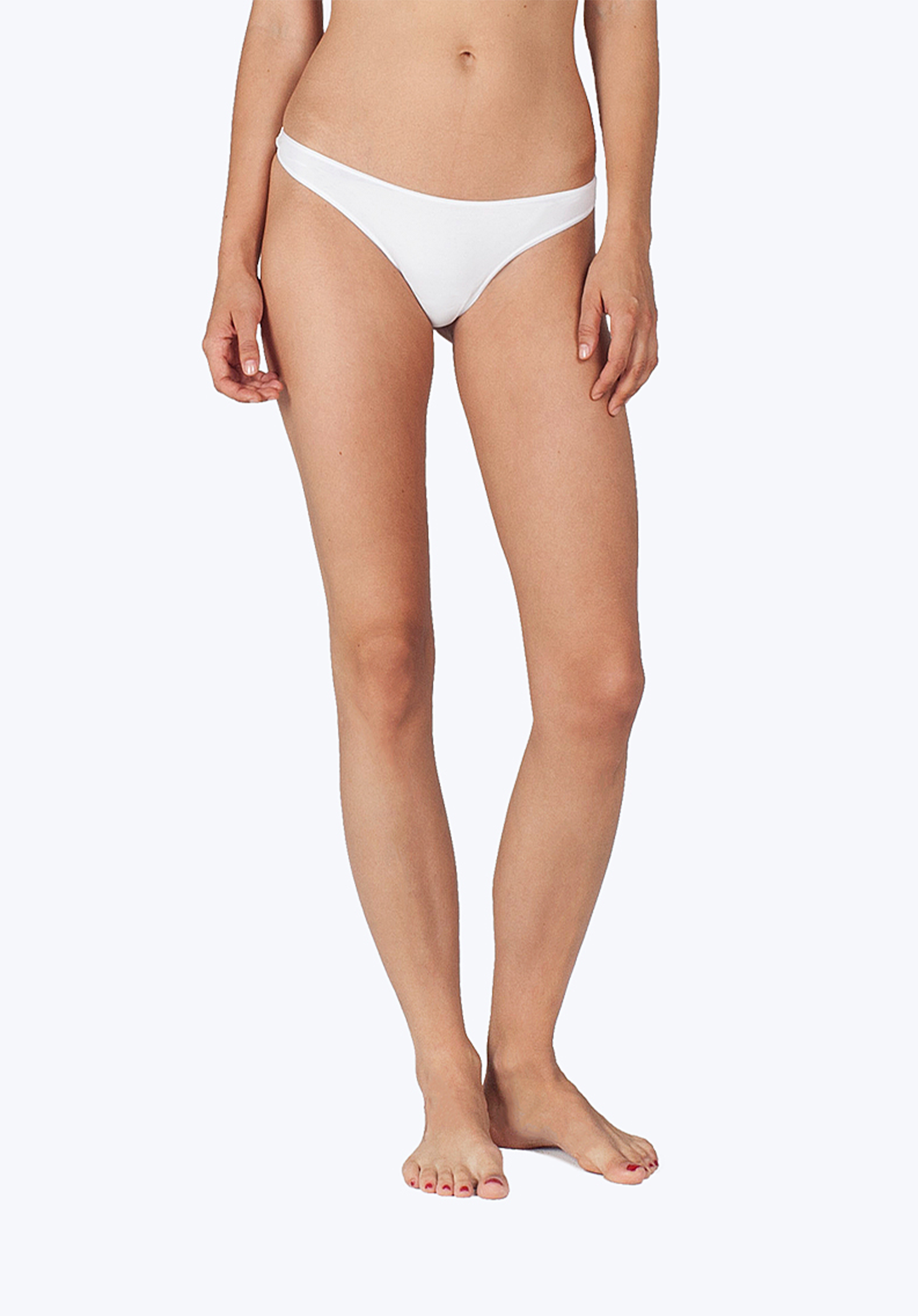 Mariko Thong Underwear for Women - Comfortable White Lingerie - Perfect for Daily Wear, Sleep & Intimate Moments