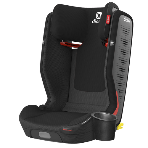 Diono Monterey 5 iST FixSafe Latch Booster Car Seat for Kids - Safe & Comfortable High Back Booster with Side Impact Protection - Perfect for Travel & Everyday Use