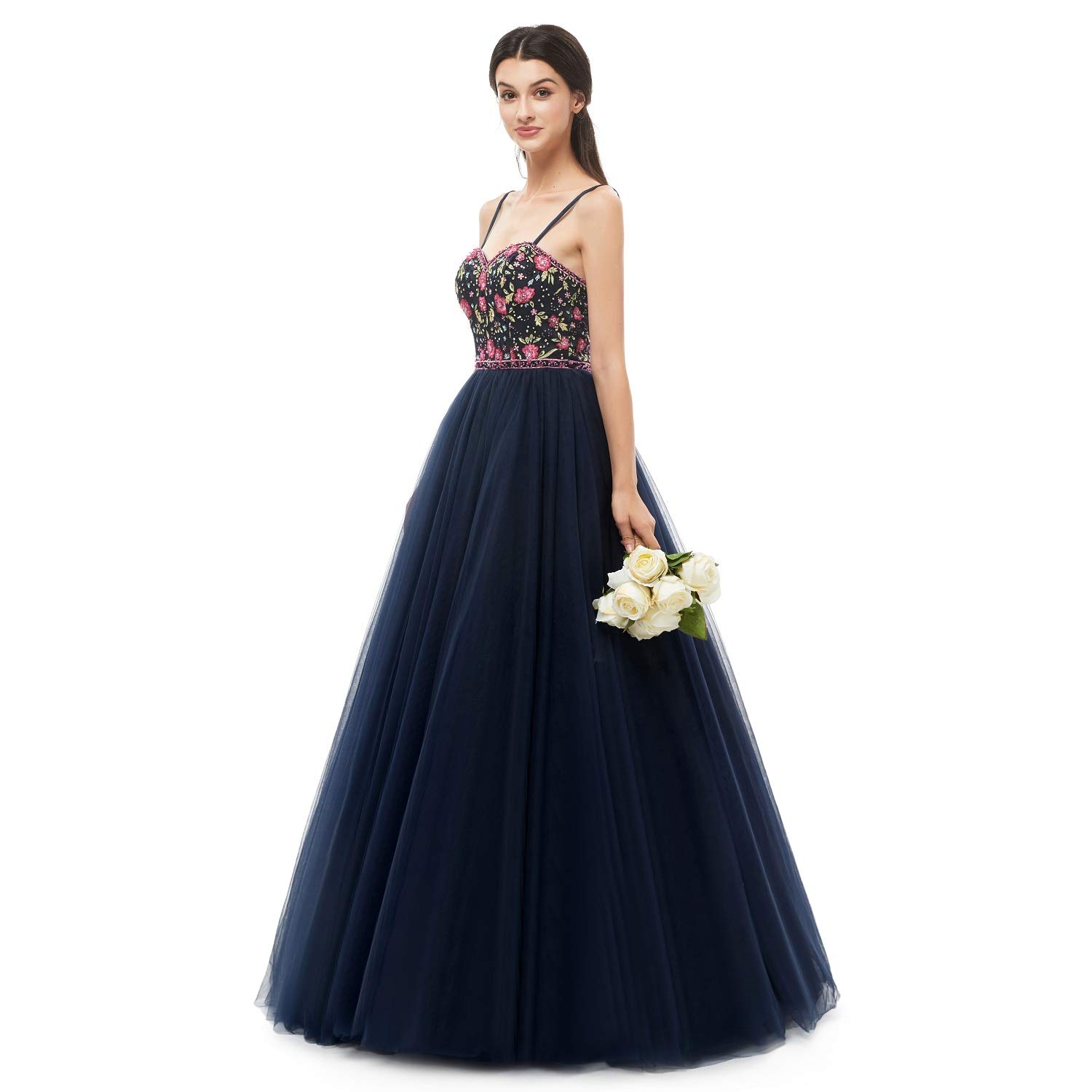Elegant Ball Gowns for Quinceañera & Sweet 16 | Embroidered Long Prom Dresses for Women | Perfect for Formal Dances, Weddings & Special Occasions