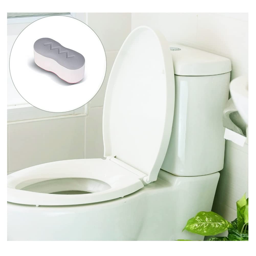 8-Piece Universal Bidet Toilet Seat Bumpers - Height Increasing Pads with Strong Adhesive Rubber for Home, Hotel, Hospital & School Use - Perfect for Toilet Seat Replacement and Comfort Enhancement