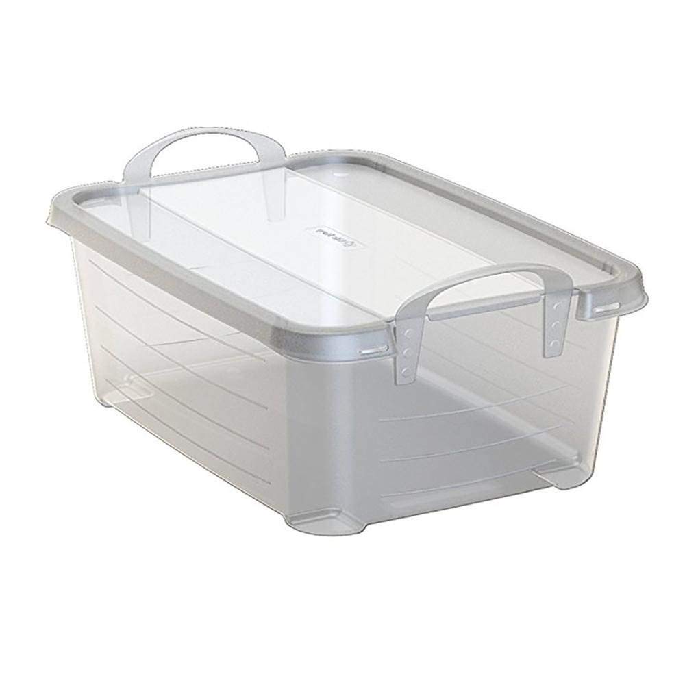 14 Quart Clear Stackable Plastic Storage Bins with Lids - 24 Pack Organizer Boxes for Home, Office, Closet & Garage Organization - Durable Storage Containers for Toys, Clothes, Seasonal Decor & Supplies