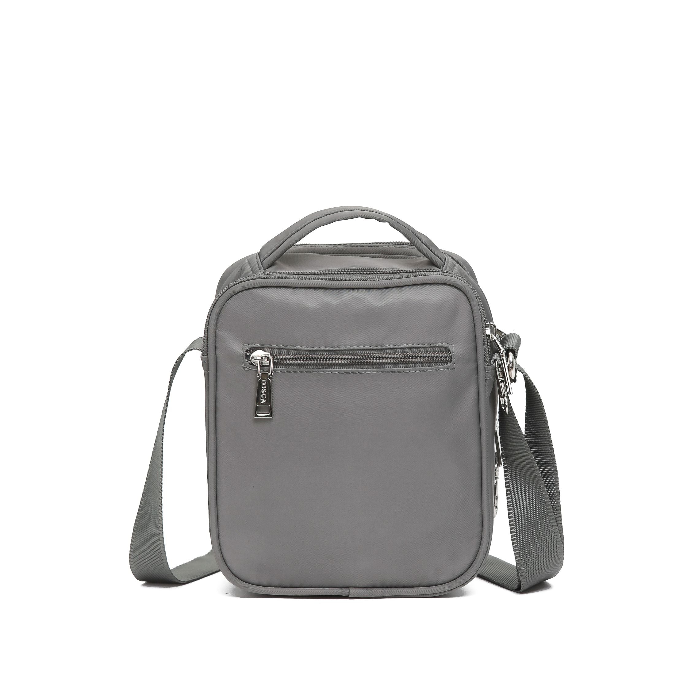 Tosca TCA955 Small Anti-Theft Shoulder Bag for Women & Men - Lightweight Crossbody Sling Pack with RFID Blocking - Perfect for Travel, Commuting & Everyday Use (Khaki)