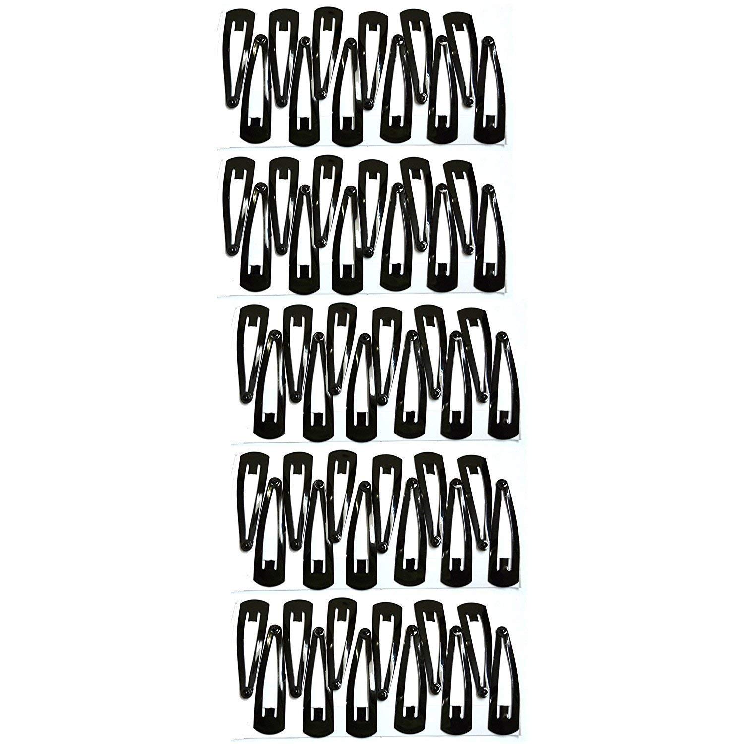 60pcs Black Hair Clips for Women & Girls - Simple Hair Barrettes, Hairpins, BB Clips & Headbands (60 Pieces/Pack) - Perfect for School, Work, Parties & Daily Hair Styling