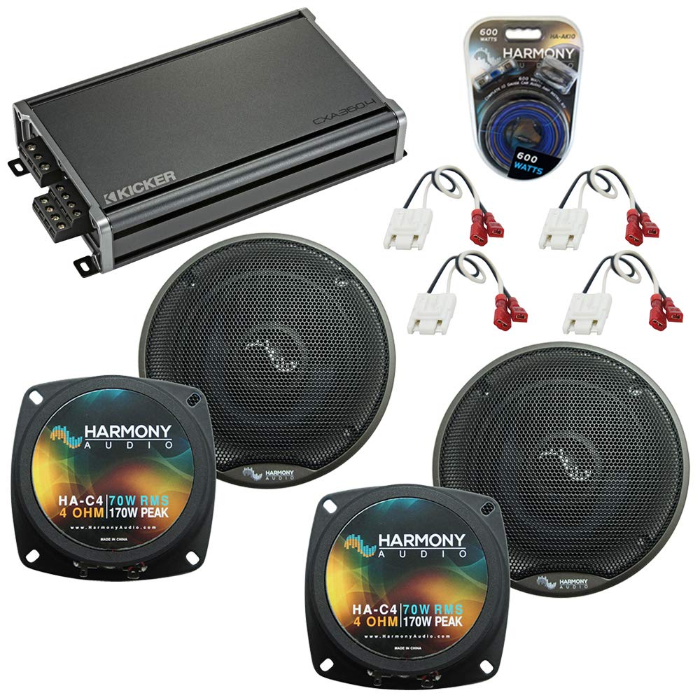 1984-1989 Chevy Corvette C4 & CXA360.4 Factory Speaker Replacement Bundle (2) - Harmony Audio Compatible Car Speakers for Enhanced Sound Quality | Perfect for Car Audio Upgrades & Road Trips