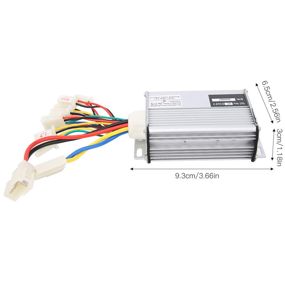 Alomejor 1000W Brush Controller Kit with Foot Pedal for E-Bike & Tricycle - Smooth Speed Control