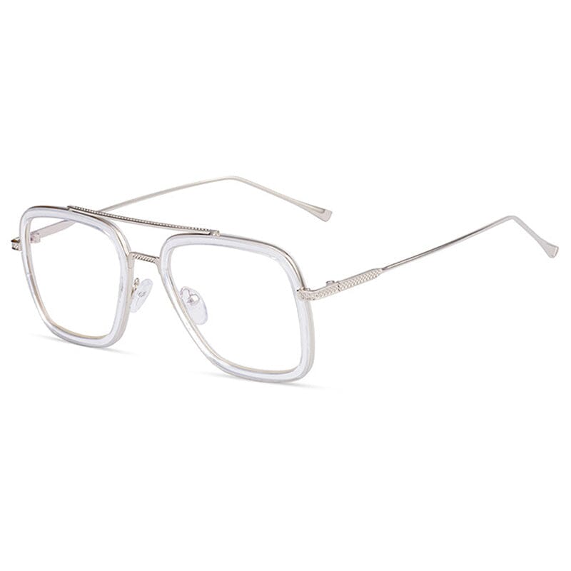 Roy Square Anti Blue Light Glasses for Women & Men - Computer Reading Glasses with UV Protection - Reduce Eye Strain for Gaming, Office Work & Screen Time