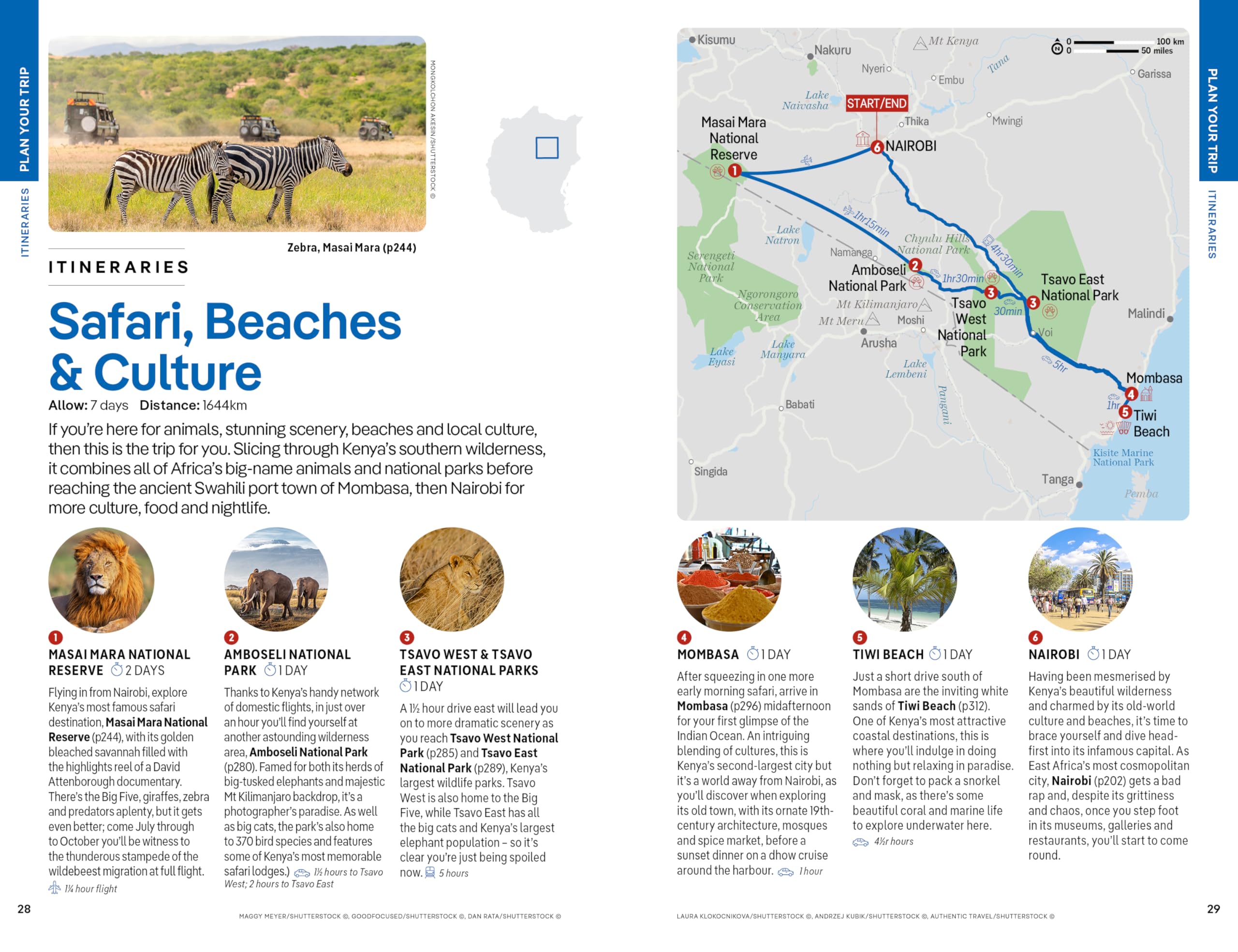 Lonely Planet East Africa Travel Guide - Best Safari & Adventure Tours 2024 | Kenya, Tanzania, Uganda Travel Tips | Perfect for Backpackers & Wildlife Enthusiasts