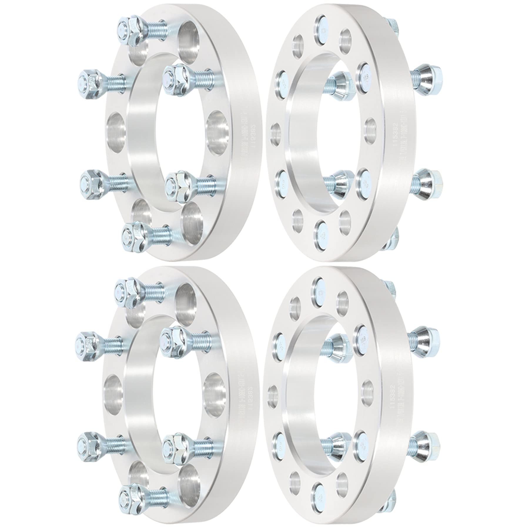 ECCPP 4PCS 1 Inch 6 Lug Wheel Spacers 6x5.5 to 6x5.5 6X139.7mm - Compatible with Toyota 4Runner (1988-2022), FJ Cruiser (2007-2014), Tacoma (2005-2022), Tundra (2000-2006) - Enhance Off-Road Performance & Vehicle Stance