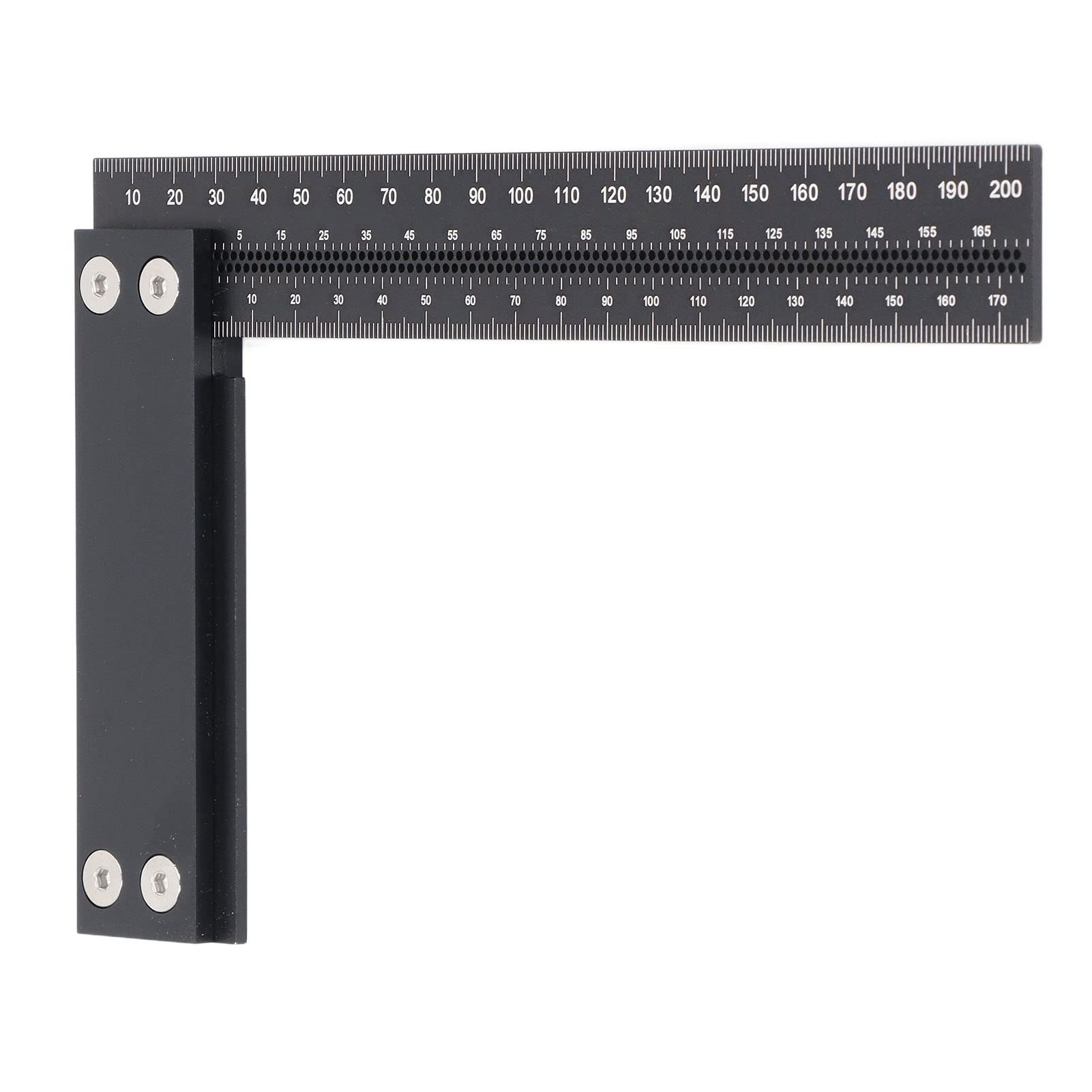 Aluminum Alloy 90 Degree Right Angle Positioning Square - L Shape Ruler Clamp for Woodworking, Metalworking & DIY Projects - Perfect for Cabinet Making, Framing & Precision Measurements