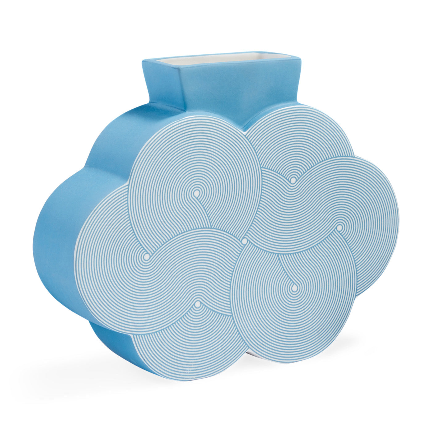 Pompidou Cloud Vase - Modern Ceramic Flower Vase for Home Decor, Wedding Centerpiece & Office Desk Decorations