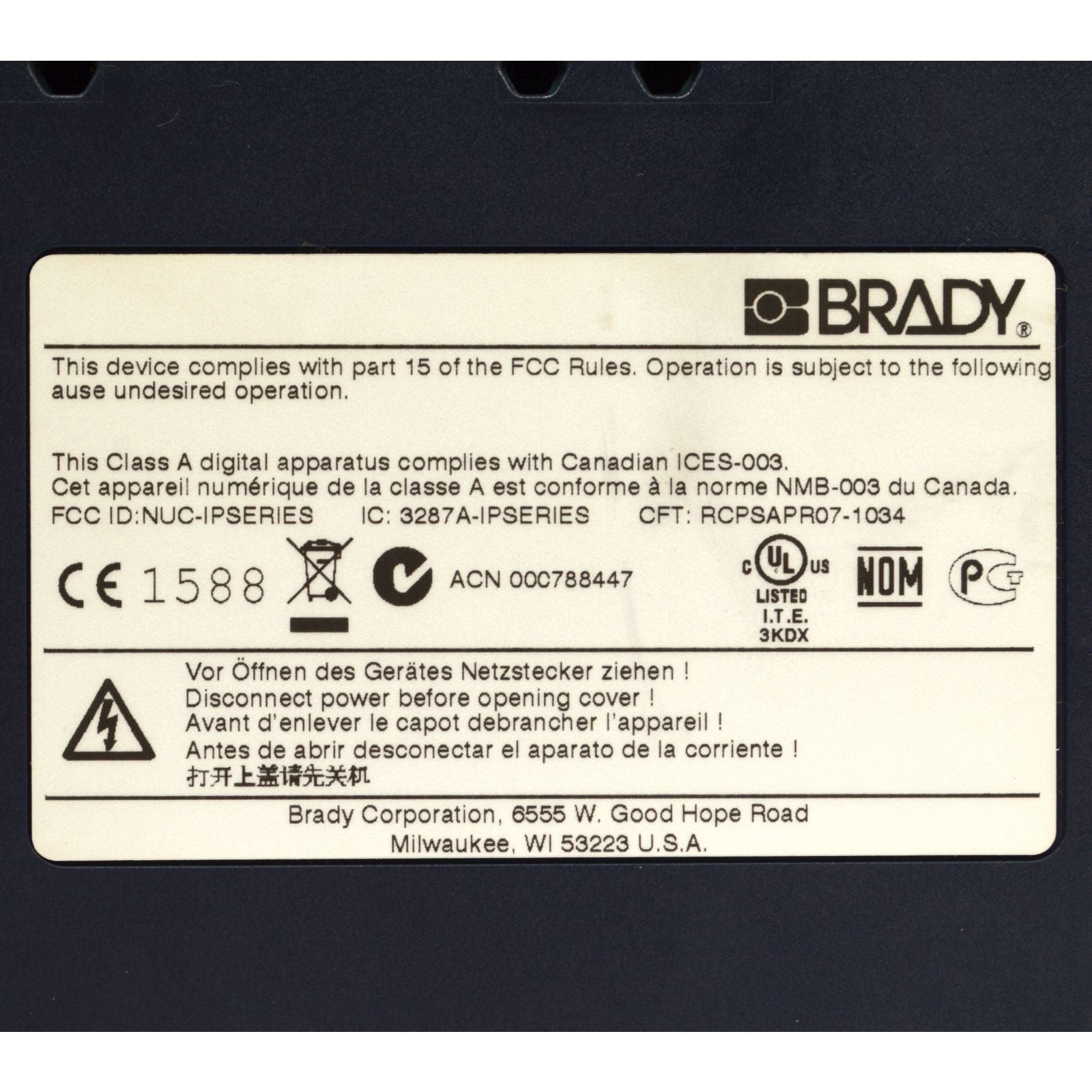 Refurbished BRADY BP IP300 Desktop Thermal Transfer Label Printer - Tested & Working | Perfect for Shipping, Inventory & Barcode Labels in Warehouses & Offices