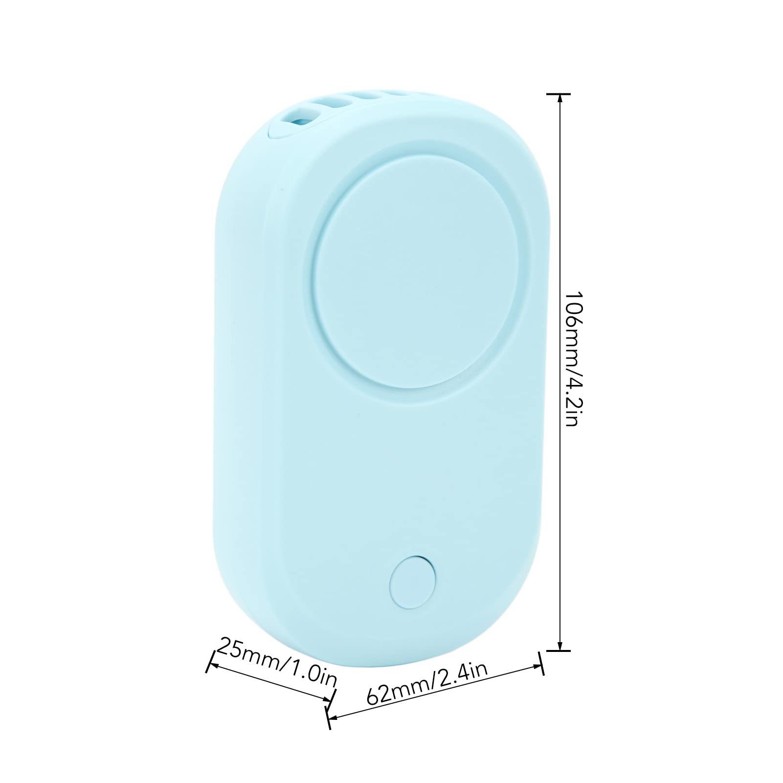 EXCLUZO USB Eyelash Fan Dryer - Portable Low Noise 5V 1A Mini Fan for Eyelash Extension Glue Drying - Fast Cooling & Quick Setting (Blue) - Perfect for Lash Artists, Salons & Home Use