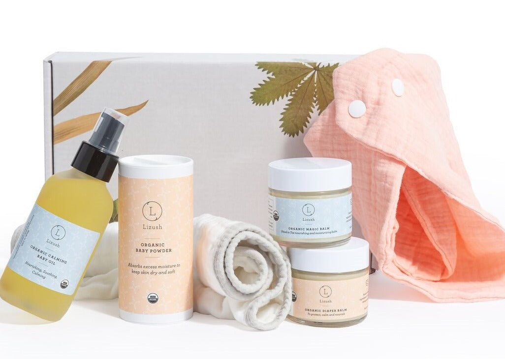 Organic Baby Gift Set - Newborn Essentials for Full Care | Perfect Welcome Gift for Little Ones | Ideal for Showers, Birthdays & New Parents