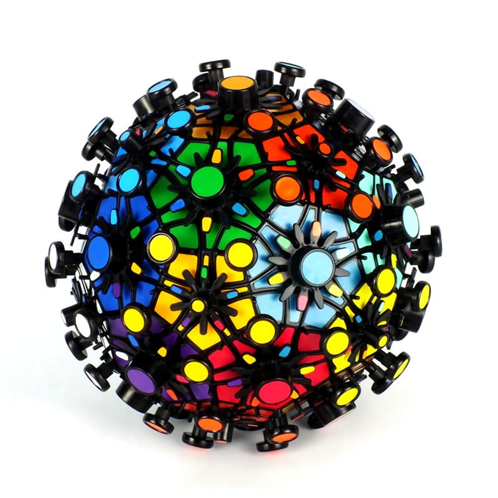 DIY Football Magic Cube Stickers - 3D Speed Puzzle Brain Teaser for Kids - Creative Educational Toys for Boys & Girls - Perfect for Birthday Gifts, Party Favors and STEM Learning Activities