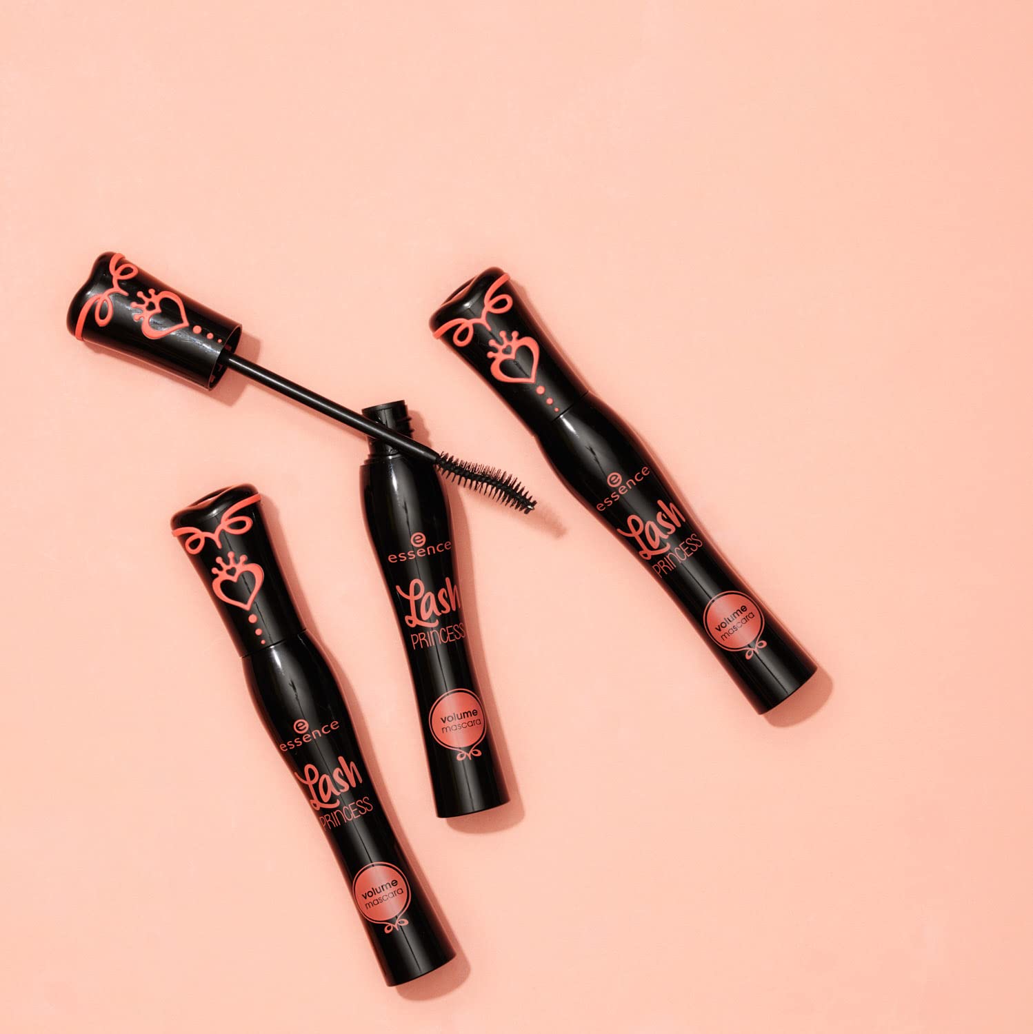 Essence Lash Princess Volume Mascara - Cruelty Free & Vegan - Black (3 Pack) | Lengthening & Volumizing for Dramatic Lashes | Perfect for Everyday Wear & Special Occasions