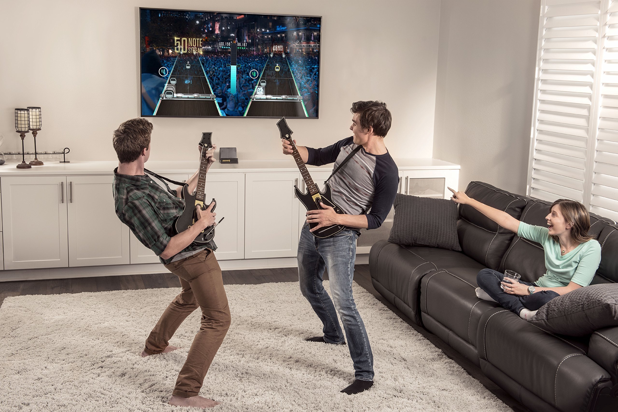 Guitar Hero Live for Xbox One - Certified Renewed | Rock Band Video Game with Guitar Controller | Perfect for Parties & Family Game Nights