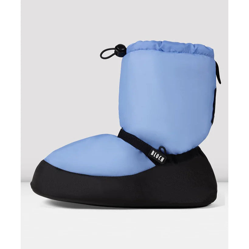 Bloch Women's Light Blue Warm Up Booties - Comfortable Dance Shoe for Ballet, Jazz & Stretching - Perfect for Rehearsals, Practice & Dance Classes