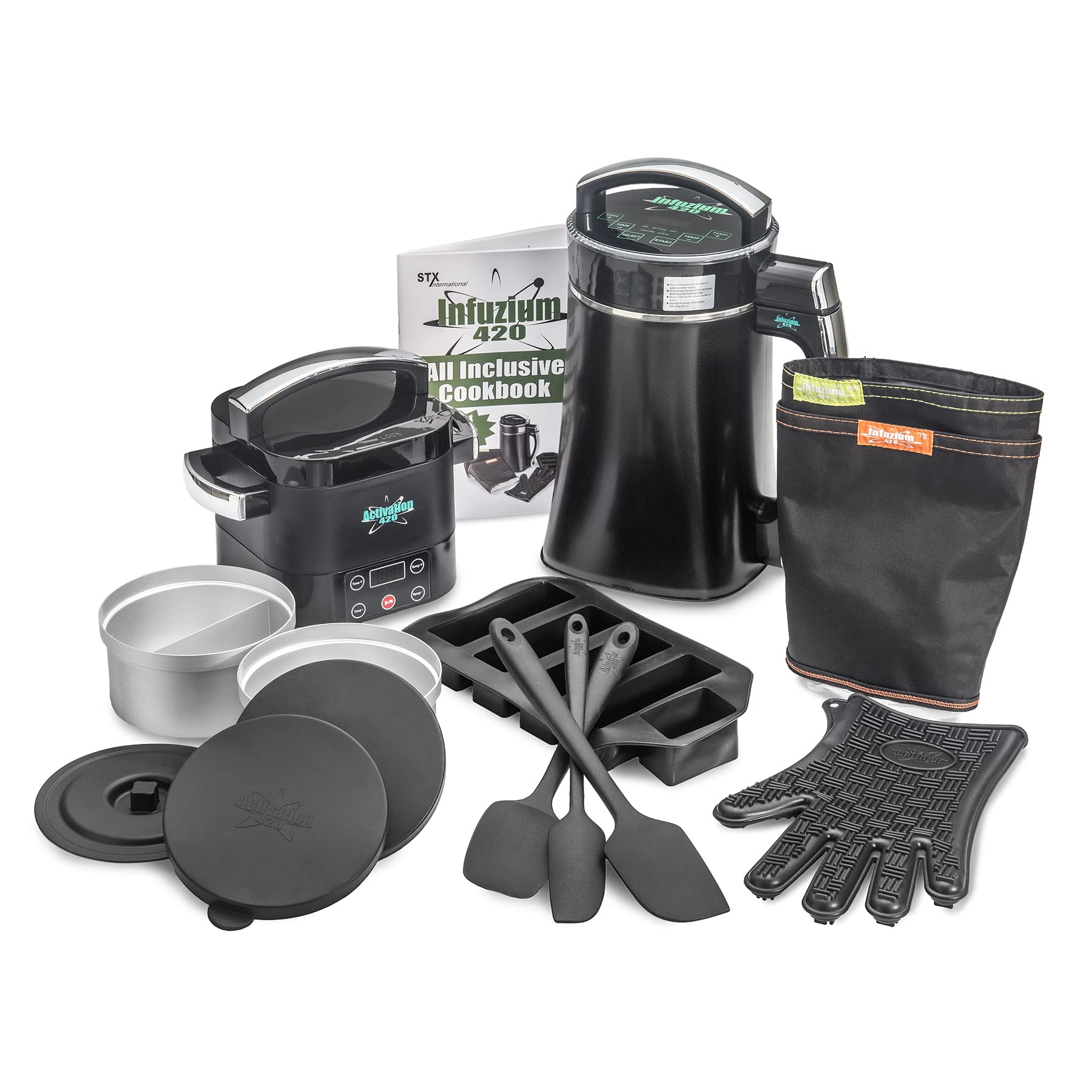 2-in-1 Magical Infuser Kit for Butter, Oil & Tincture | Decarboxylator Herbal Activator for 1-5 Cups | Includes Accessories | Perfect for DIY Cannabis Cooking, Baking & Herbal Remedies