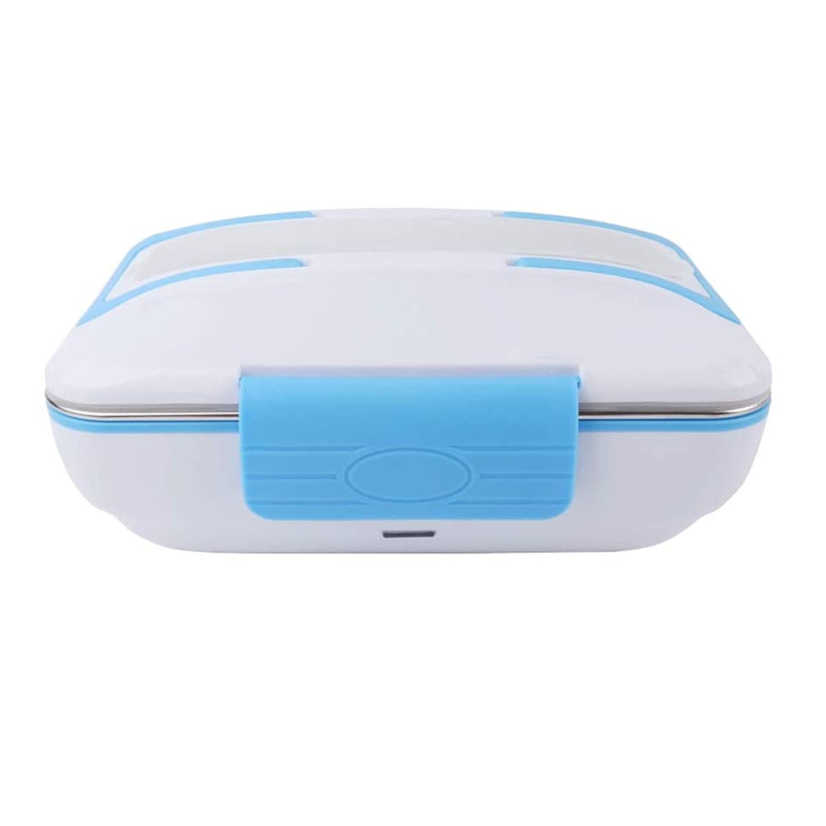 RXF Electric Bento Lunch Box - 110V & 12V Portable Food Warmer for Home, Office & Car Travel | Stainless Steel 304 Removable Container | Meal Prep & Reheating Solution for Students, Commuters & Road Trips (Blue)