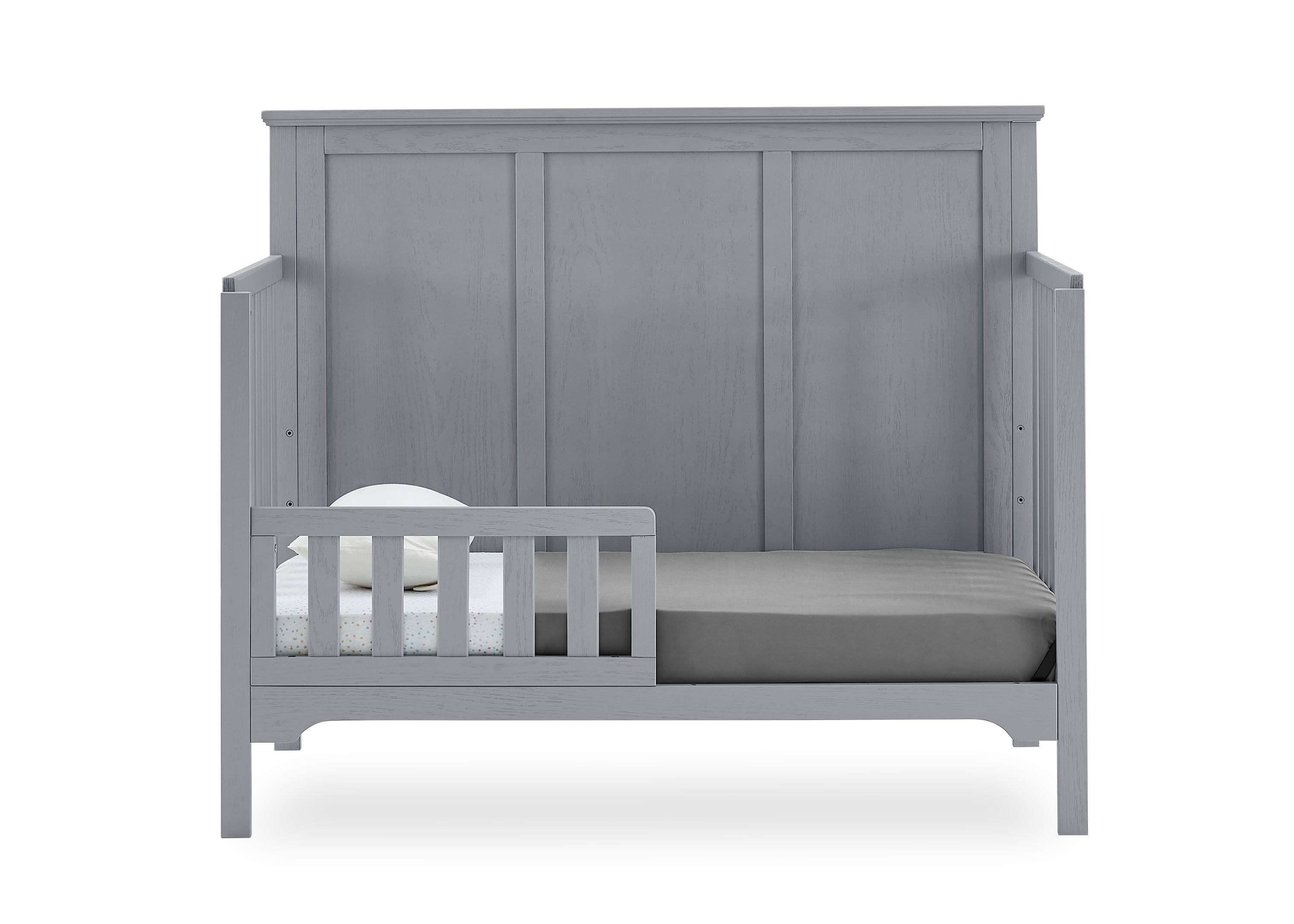 Sweet Beginnings Sage Flat Top 6-in-1 Convertible Baby Crib - Nursery Furniture for Newborn to Toddler | Perfect for Modern Nursery, Bedroom & Daycare