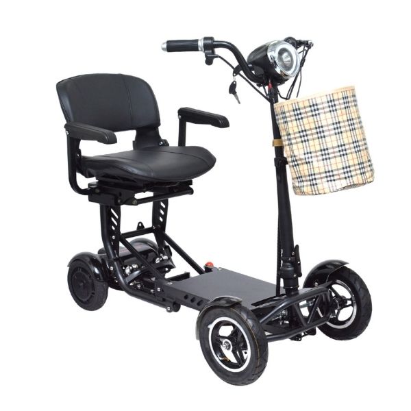 ComfyGo MS 3000 Plus Foldable Mobility Scooter for Seniors & Adults - Lightweight Electric Wheelchair with Long Battery Life - Perfect for Indoor & Outdoor Use, Shopping, Travel & Daily Mobility