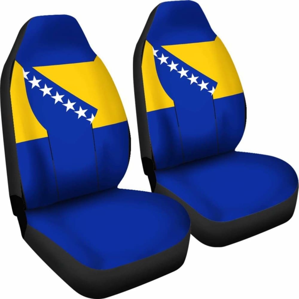 Premium Bosnia and Herzegovina Car Seat Cover with Coat of Arms Design - Durable & Stylish Auto Accessory for Protection and Comfort - Perfect for Travel, Daily Commute, and Road Trips