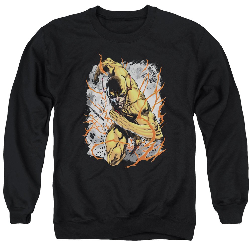 JLA Reversed Unisex Adult Crewneck Sweatshirt for Men & Women - Soft Cotton Pullover Hoodie for Casual Wear, Street Style & Loungewear