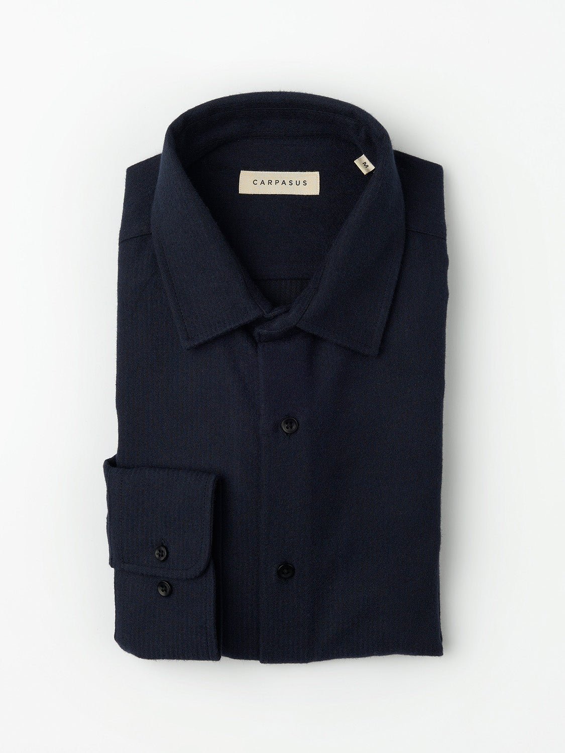 Premium Flannel Shirt for Men - Soft Alcea Navy Plaid Button-Up - Perfect for Outdoor Camping & Casual Winter Wear