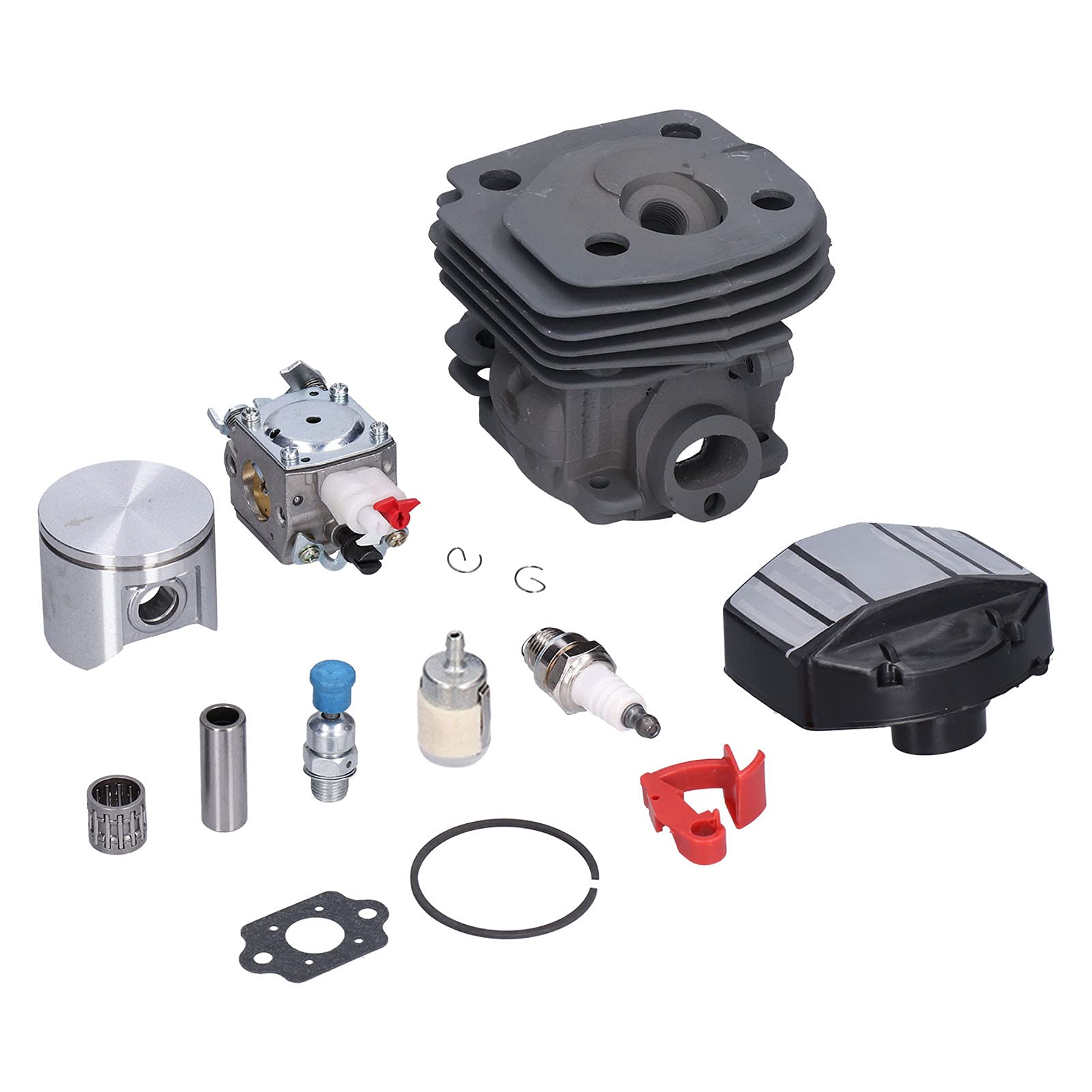 01 02 015 Cylinder Air Filter Set - Aluminum Chainsaw Carburetor Kit for Stihl, Husqvarna, Poulan (High Compatibility) - Perfect for Garden Maintenance, Tree Trimming & Outdoor Landscaping