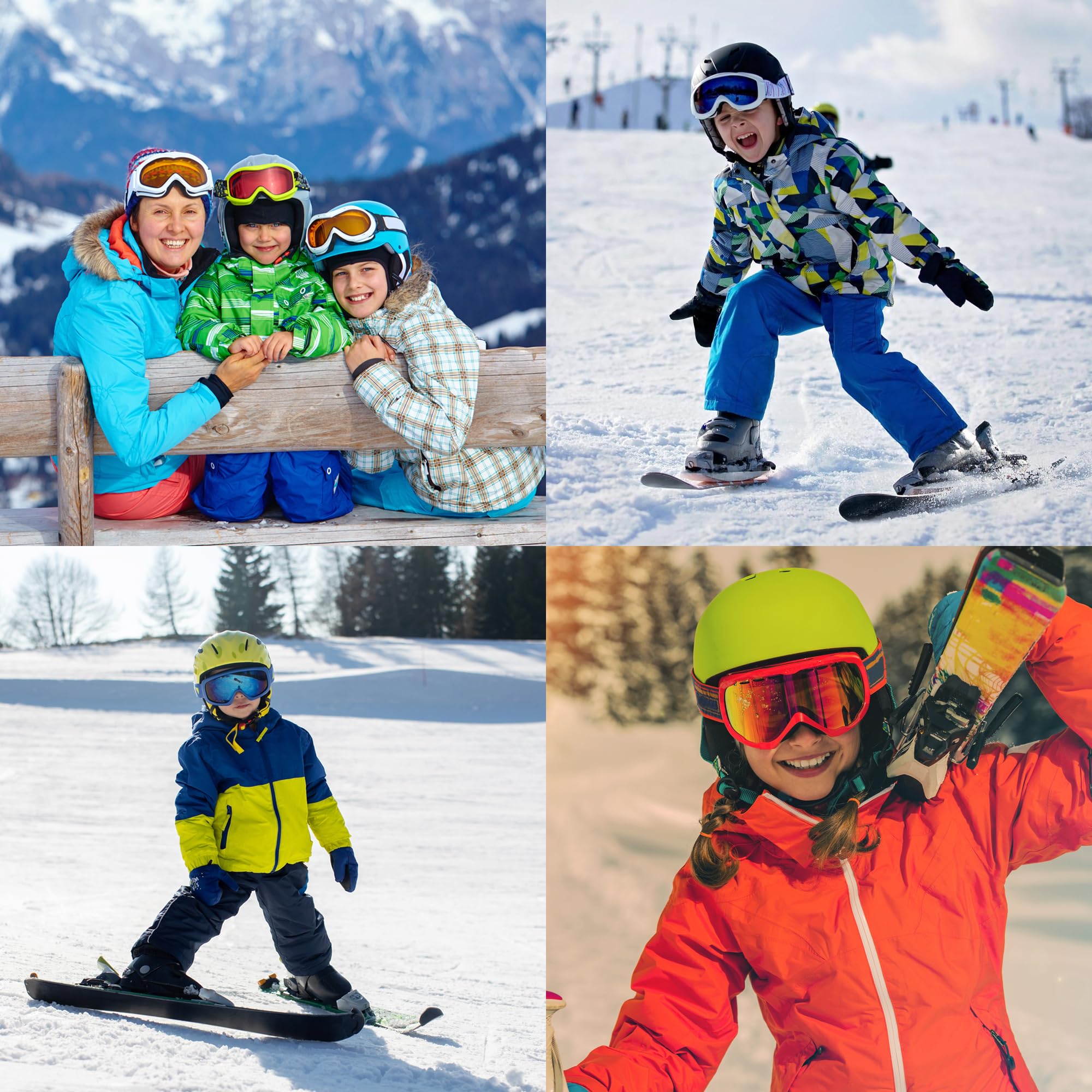 Nordois Chalet Girls Waterproof Snowsuit with Hood - Windproof Winter Ski Jacket & Pants Set for Toddlers - Perfect for Snow Play, Skiing & Outdoor Winter Activities