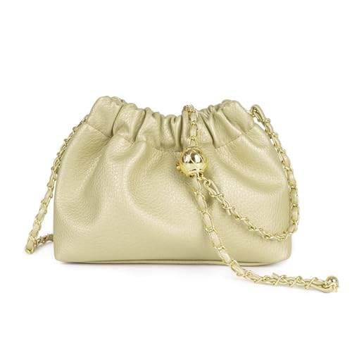 Vegan Leather-muted Gold