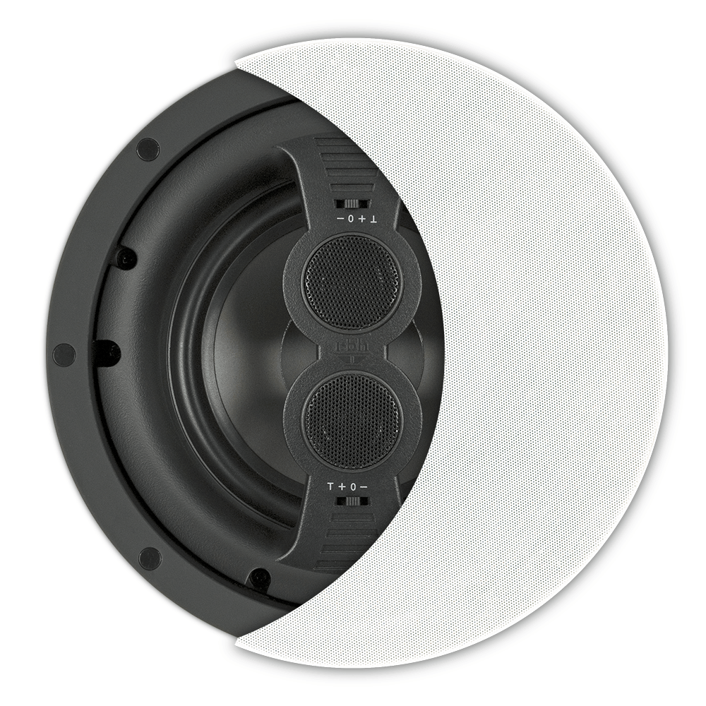RBH Sound VA 615DS 2-Way Dual Channel In-Ceiling Speaker for Single Point Stereo - Perfect for Home Theater, Background Music & Multi-Room Audio Systems