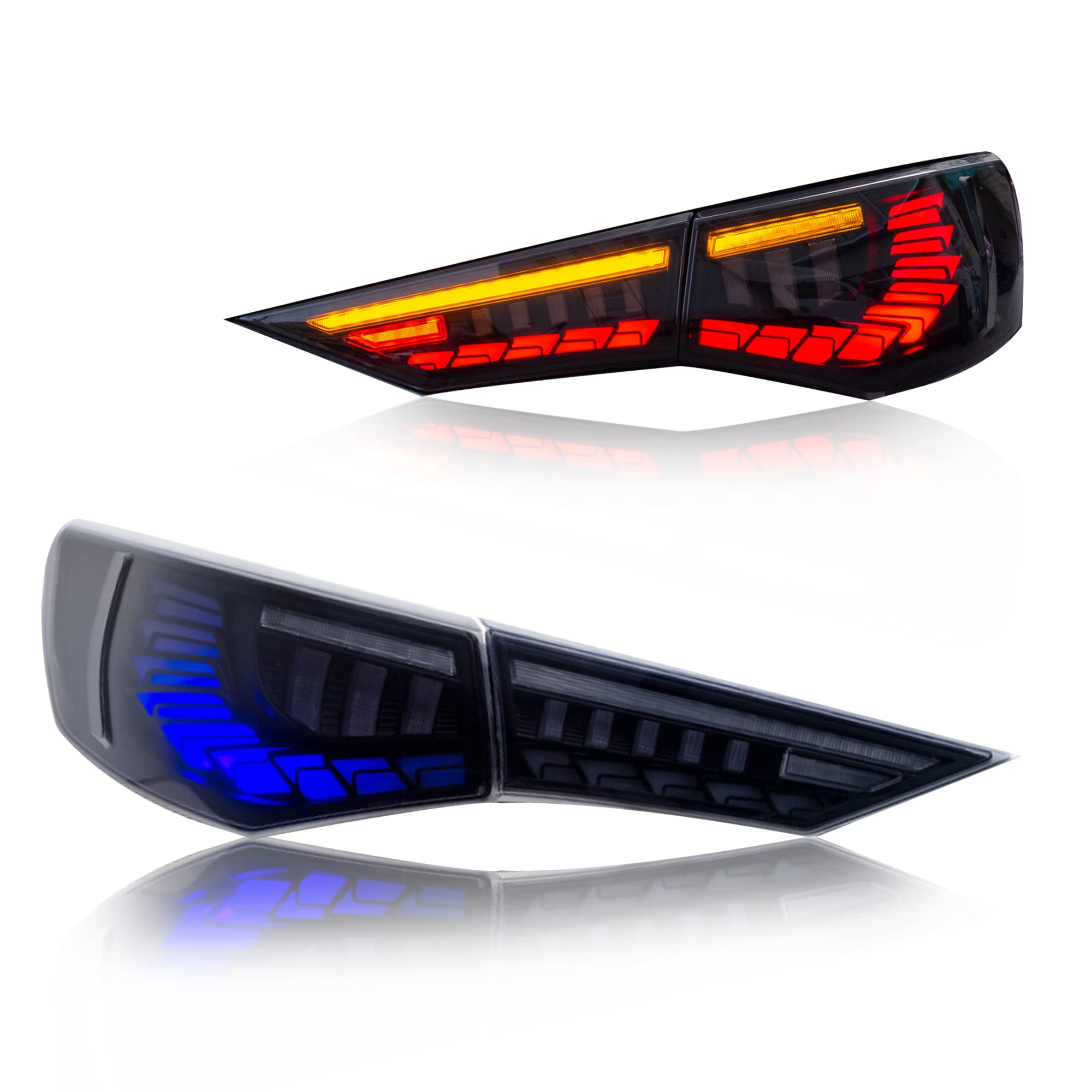 Smoked LED Tail Lights Assembly for Nissan Sylphy/Sentra 2019-2022 - Sequential Turn Signals with Dynamic Animation | Rear Lamps Replacement | Enhanced Night Driving Safety & Style Upgrade