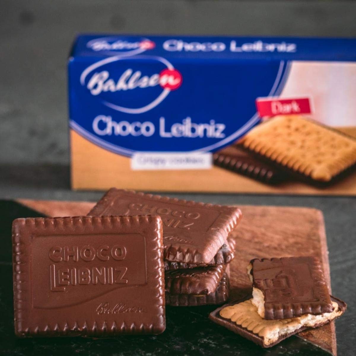 Bahlsen Dark Chocolate Cookies 24-Pack - Perfect for Gifts & Snacking