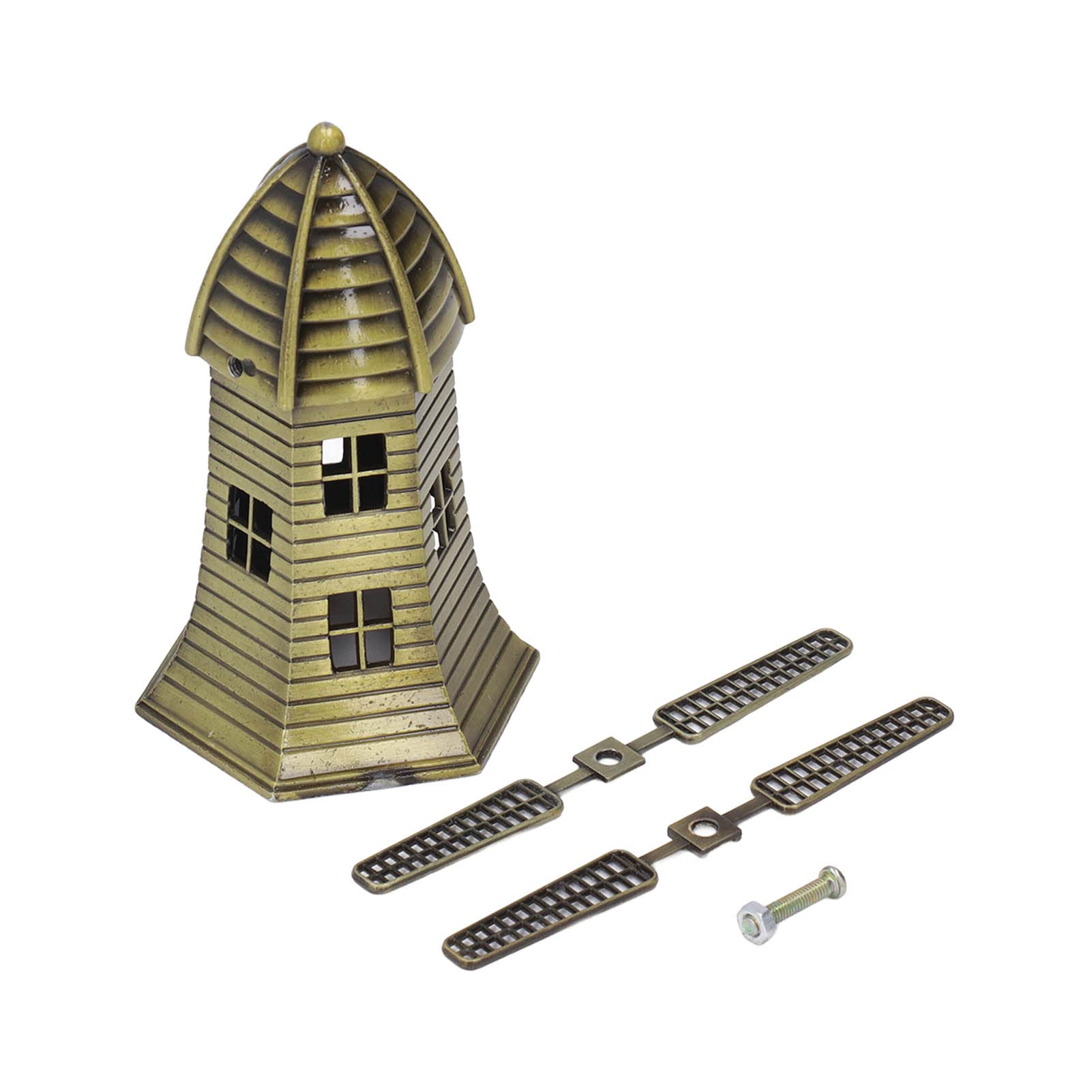 Small Windmill Decor for Home & Cafe - Easy to Assemble, Durable & Eye-Catching Windmill for Bedroom, Bar, Garden & Outdoor Decoration