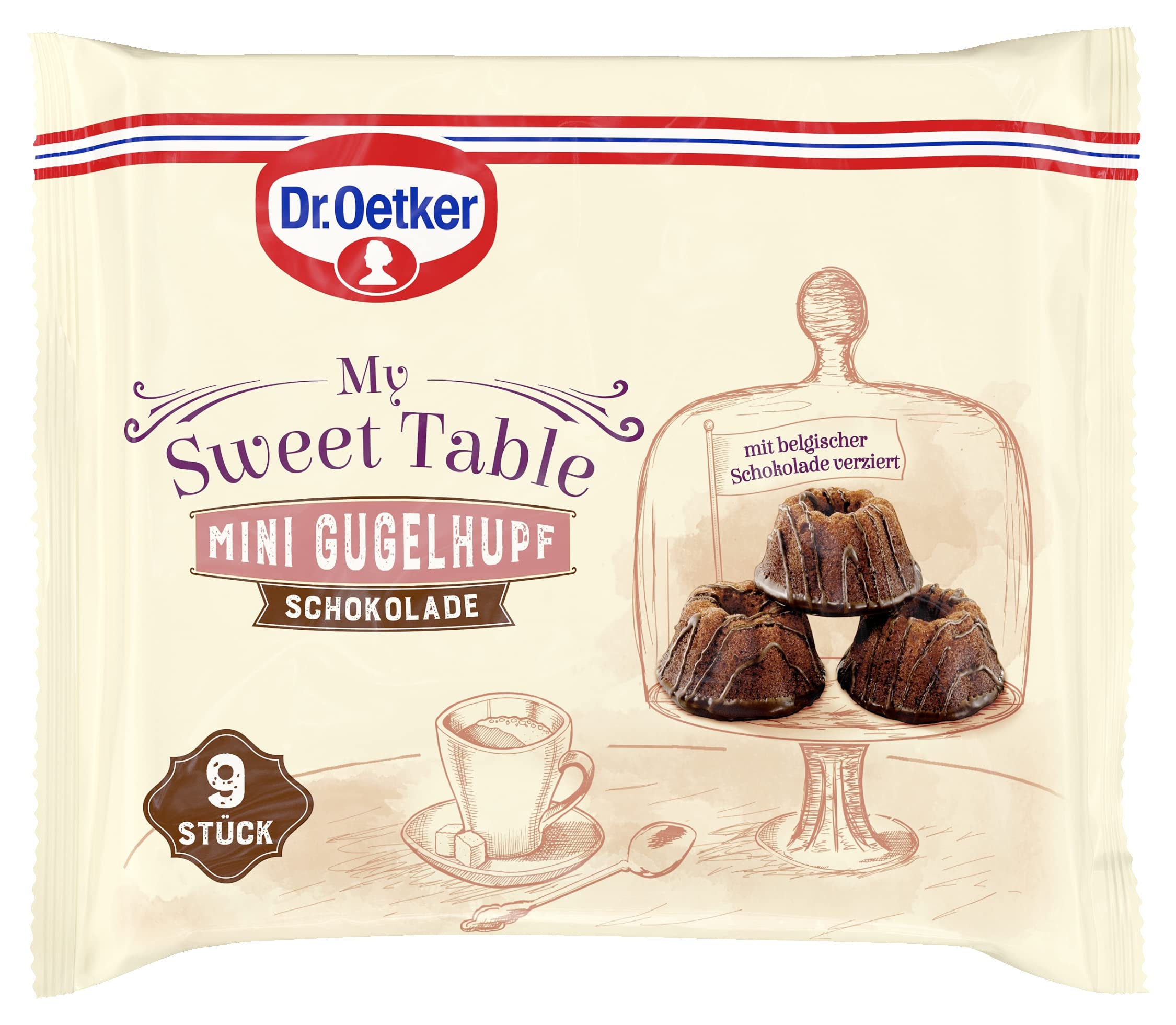 Dr. Oetker My Sweet Table - 8-Piece Mini Cake Set (Chocolate & Lemon Bundt Cakes, Chocolate Flockina & Lemon Cake Balls) - Perfect for Parties, Dessert Buffets & Gift Giving