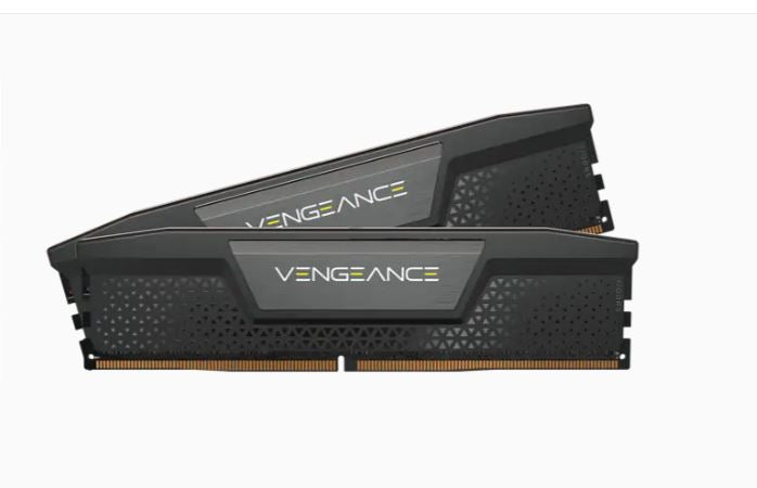 Corsair Vengeance DDR5 5200MHz CL40 64GB (2x32GB) Desktop Memory Kit - Black | High-Speed Gaming RAM for PC Builds, Content Creation & Workstations