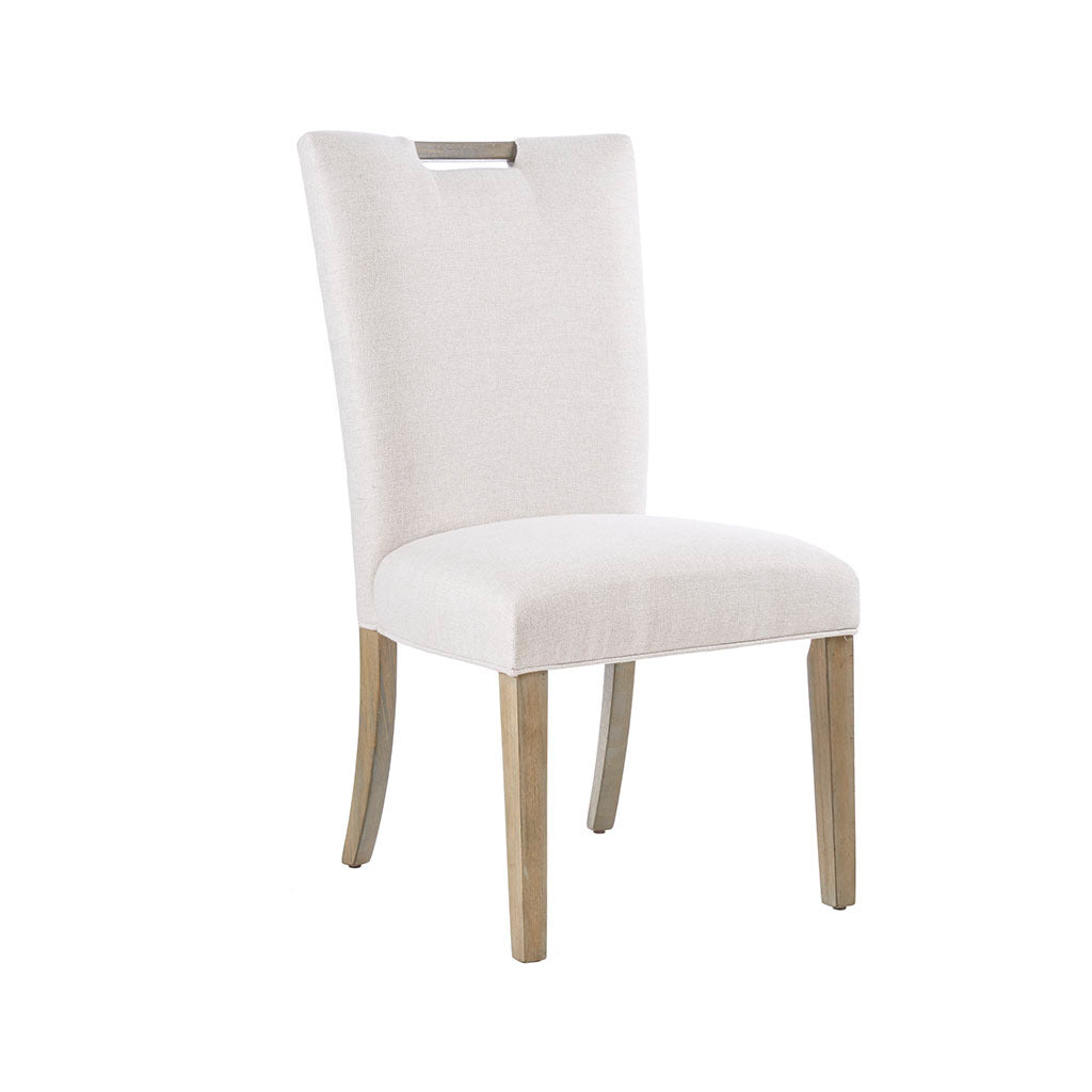 Braided Rattan Dining Chairs Set of 2 - Modern Woven Accent Chairs for Kitchen, Patio, and Dining Room - Natural Boho Style Home Decor