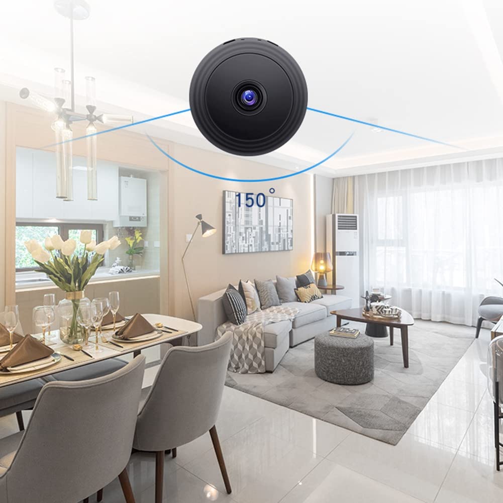 Greethga A9 Mini WiFi Camera - 1080P HD Night Vision, Wireless Security Camera with Voice Recorder for Home Surveillance & Indoor Monitoring | Perfect for Baby Monitor, Pet Camera, and Office Security